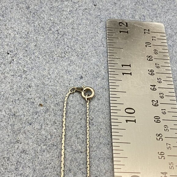 Halloween Articulated Skeleton Necklace Pendant 18 In Silver Rhinestone Bling - Picture 7 of 12